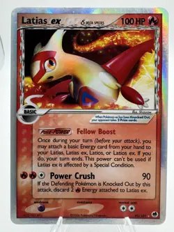 2006 Pokemon Latias ex Delta Species Rare Holo EX Dragon Frontiers 95/101 Card - Image 1