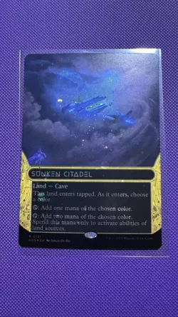 Sunken Citadel (Borderless) (Galaxy Foil) - EOS #131 Rare - NM - Image 1