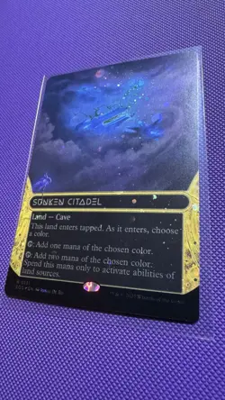 Sunken Citadel (Borderless) (Galaxy Foil) - EOS #131 Rare - NM - Image 2
