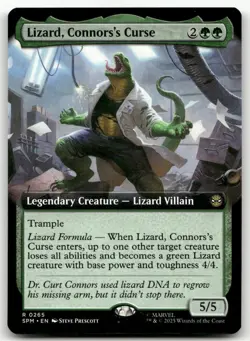 Lizard, Connors's Curse (Extended Art) #265 (NM) Spider-Man SPM Magic MTG - Image 1