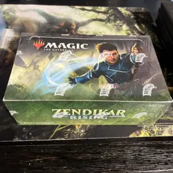 1x Zendikar Rising Draft Booster Box Sealed/New English MTG - Image 1