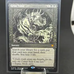 MTG Grim Tutor Showcase Normal NM Special Guests Magic Foundations SPG 0076 - Image 1
