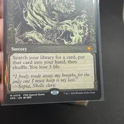 MTG Grim Tutor Showcase Normal NM Special Guests Magic Foundations SPG 0076 - Image 2