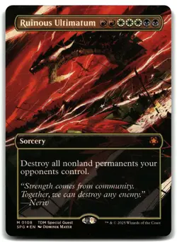 Ruinous Ultimatum (Borderless) FOIL 108 Magic_the_gathering Special Guests - Image 1