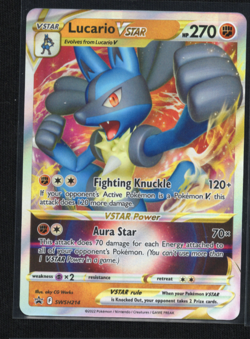 Lucario VSTAR SWSH214 Black Star Promo | NM Pokemon Card - Image 1