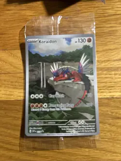 SEALED Pokemon Koraidon SVP Black Star Promos SVP014 Holo Promo - Image 1