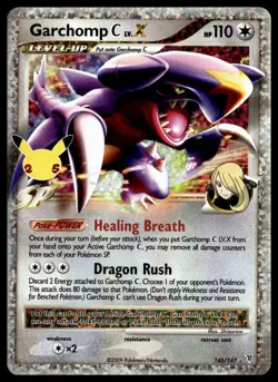 Pokemon TCG Celebrations: Classic Collection #145/147 Garchomp C LV.X - Image 1
