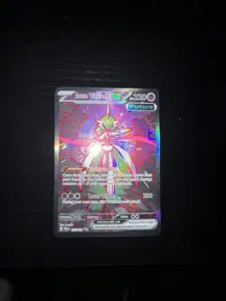 Pokemon Iron Valiant EX 157/182 SV04: Paradox Rift Ultra Rare Holo 220 HP 2023 - Image 1