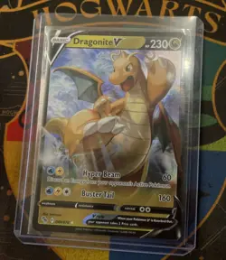 2022 Pokemon Go: Sword & Shield Ultra Rare Dragonite V #049/078 Near Mint - Image 1