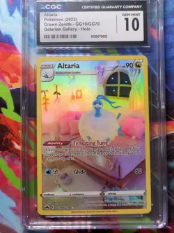 Pokemon Altaria CGC GEM MINT 10 Crown Zenith GG19/GG70 Holo English - Image 3