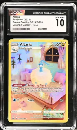 Pokemon Altaria CGC GEM MINT 10 Crown Zenith GG19/GG70 Holo English - Image 5