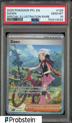 2025 Pokemon PFL EN Special Illustration Rare #129 Dawn PSA 10 GEM MINT - Image 1