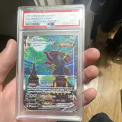 Pokemon Umbreon VMAX Secret Rare Alternate Art Evolving Skies 215/203 PSA - Image 1