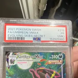 Pokemon Umbreon VMAX Secret Rare Alternate Art Evolving Skies 215/203 PSA - Image 4