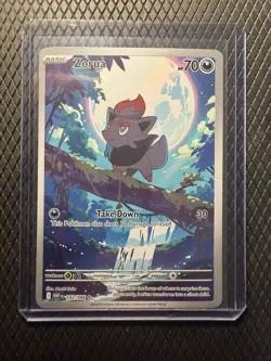 Pokemon Zorua Illustration Rare 142/086 Basic Beast Sv: White Flare Holo English - Image 1