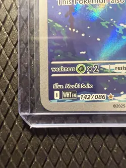 Pokemon Zorua Illustration Rare 142/086 Basic Beast Sv: White Flare Holo English - Image 2