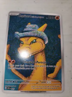 Charizard Pokemon Card Art Style Trading Cards - Image 1