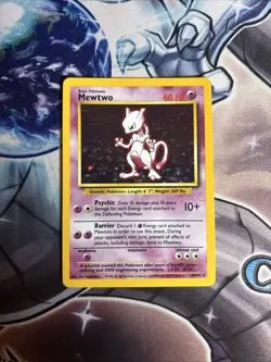 (HPL) Pokemon TCG 1999 - Mewtwo 10/102 Base Set Holo Rare VLP - Image 1