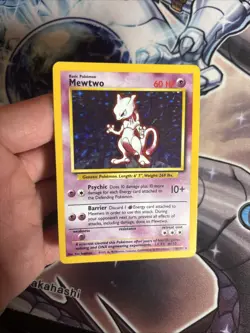 (HPL) Pokemon TCG 1999 - Mewtwo 10/102 Base Set Holo Rare VLP - Image 2