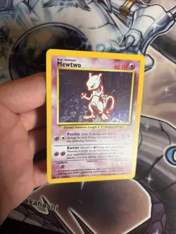 (HPL) Pokemon TCG 1999 - Mewtwo 10/102 Base Set Holo Rare VLP - Image 3