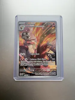 Blaziken 192/182 Sv10: Destined Rivals Illustration Rare Pokemon TCG - Image 1