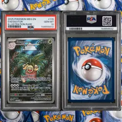 2025 POKEMON MEG EN-MEGA EVOLUTION ILLUSTRATION RARE #135 EXEGGUTOR PSA 10 - Image 1
