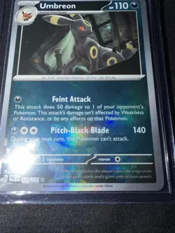 Umbreon 059/131 Sv: Prismatic Evolutions Reverse Holo Master Ball Pokemon Tcg - Image 4