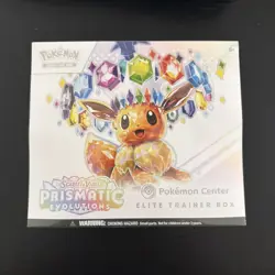 Pokemon Prismatic Evolutions Pokemon Center ETB Elite Trainer Box - SEALED - Image 1