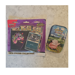 Pokemon Mega Evolution–Ascended Heroes Tech Sticker Collection & Mini Tin Lot - Image 1
