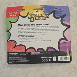 Pokemon Mega Evolution–Ascended Heroes Tech Sticker Collection & Mini Tin Lot - Image 3