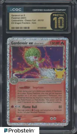 2021 Pokemon Celebrations Classic Ex Dragon Frontiers Gardevoir Ex Holo CGC 10 - Image 1