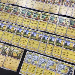 40*Lot Pokemon TCG S-Chinese 5 different forms of Pikachu #17 HV19 - Image 2