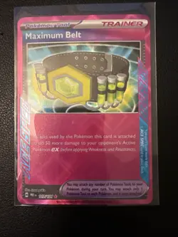 Maximum Belt - 117/131 - Ace Spec - Pokemon Prismatic Evolutions - NM - Image 1