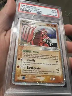 SWIRL PSA 2 2006 Pokemon Groudon EX Holo Foil Rare 038 Black Star Promos - Image 3