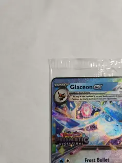 Glaceon EX Prismatic Evolutions STAMPED Sealed Promo Card 026/131 Surprise Box - Image 2