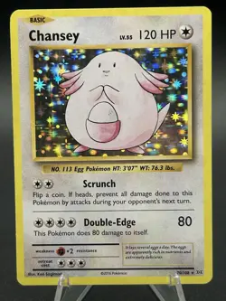 2016 Pokemon TCG XY Evolutions Chansey 70/108 Holo - Image 1