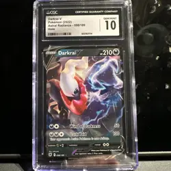Pokemon TCG 2022 Astral Radiance Darkrai V 098/189 CGC Gem Mint 10 English 🔥🔥 - Image 1