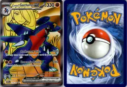 CYNTHIA'S GARCHOMP EX 215/182 ULTRA RARE DESTINED RIVALS POKEMON NEAR MINT - Image 3