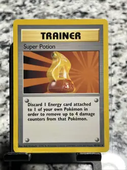 Super Potion 90/102 Pokemon Base Set – Shadowless – Near Mint (1999) - Image 1
