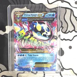 Pokemon TCG Primal Kyogre EX Primal Clash Ultra Rare Full Art 55/160 240 HP Eng… - Image 1