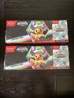 Pokemon TCG Prismatic Evolutions Surprise Box and Booster Sam’s Club Sealed - Image 1