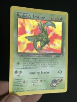 Pokemon TCG Rocket's Scyther 13/132 Gym Heroes MP - Image 5