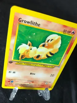 Growlithe 68/105 Neo Destiny 1st EDITION Pokemon TCG WotC NM Never Played! - Image 2