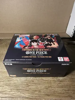 Opened One Piece Card Game Emperors In The New World Booster Box Bulk - Image 2