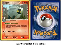 2005 Pokemon, EX Delta Species, #54/113 Shelgon, Uncommon - Image 1