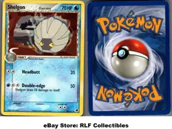 2006 Pokemon, EX Dragon Frontiers, #38/101 Shelgon, Uncommon - Image 1