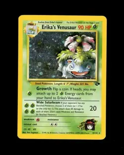 2000 Pokemon GYM CHALLENGE ERIKA’S VENUSAUR HOLO 4/132 RARE! LP - - Image 1