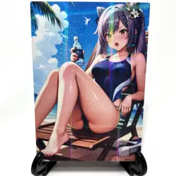 Genshin Impact Keqing Sexy Anime Waifu Girl Doujin Lewd Goddess Story Art Card - Image 2