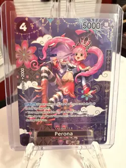 PERONA - One Piece TCG - OP06-093 OP14 SP English Alt Art The Azure Sea's Seven - Image 3