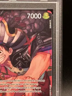 One Piece 2023 Paramount War OP02-041 Monkey.D.Luffy ENG Alt Art Foil PSA 10 - Image 4